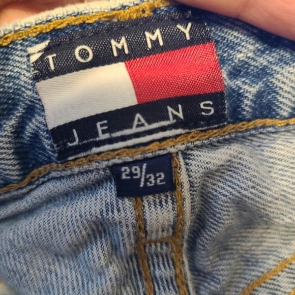 Vintage Tommy Hilfiger Denim Jeans Made In Mexico 29/32 Straight Leg Light Blue. - Picture 4 of 6